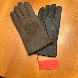 Men's Brown Leather Gloves